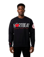 Load image into Gallery viewer, CREWNECK HartBeat &quot;White,Red &amp; Black&quot;